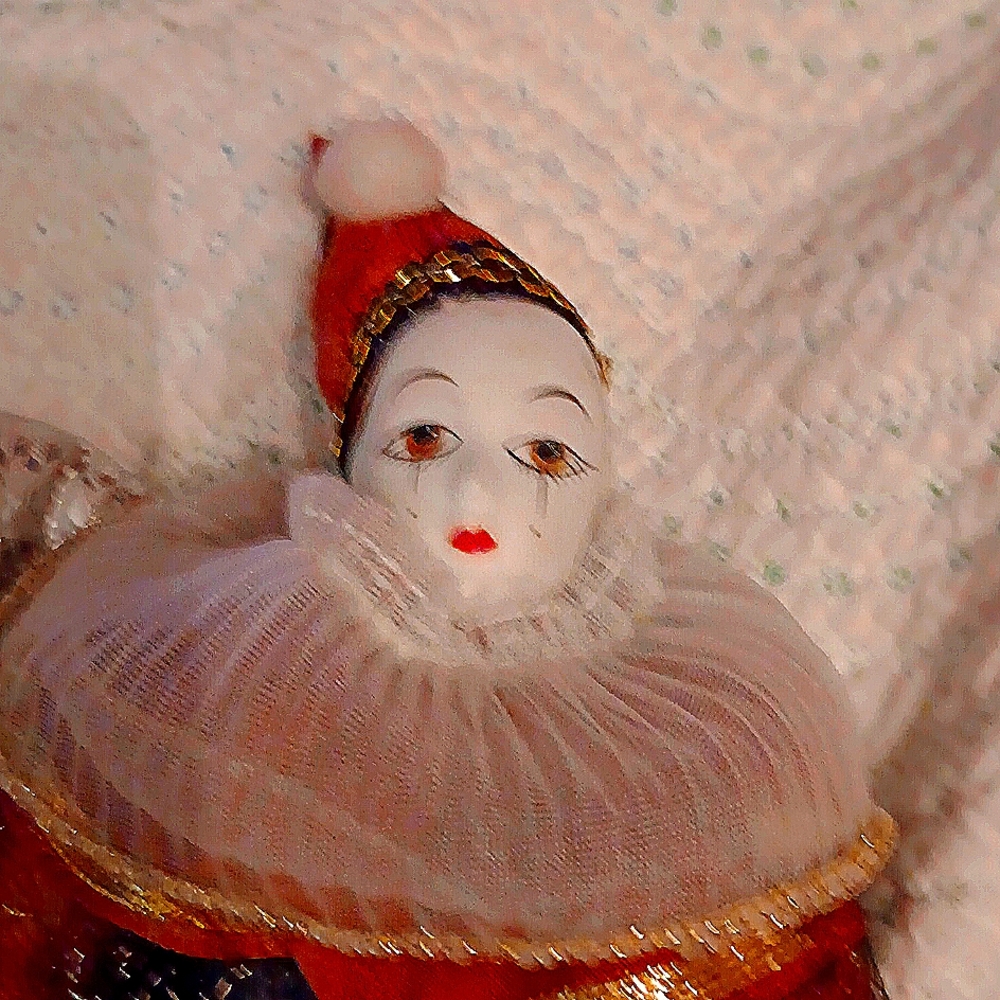 VTG 1980’s Porcelain Jester Dolls